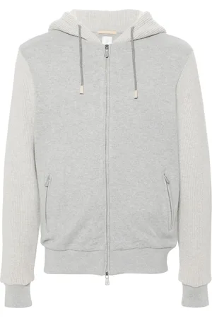 ELEVENTY Hoodie met vlakken