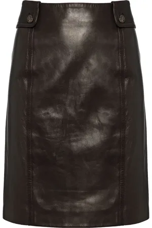 Gucci Leren kokerrok