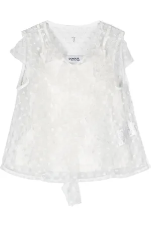 Dondup Shirt met geborduurde bloemen