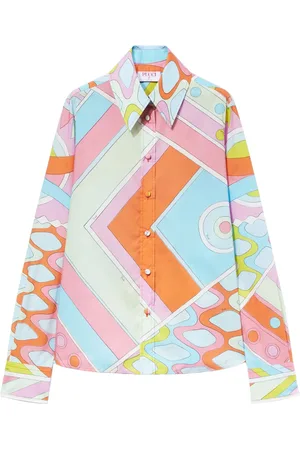 Puccini Katoenen blouse met print