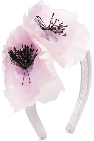 Marchesa Notte Haarband met bloemenpatch