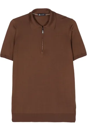 COLOMBO Zijden poloshirt