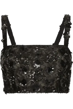 Dolce & Gabbana Mouwloze bralette met pailletten