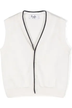 Il gufo Fijngebreid gilet