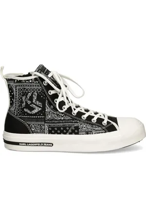 Karl Lagerfeld Sneakers met bandanaprint