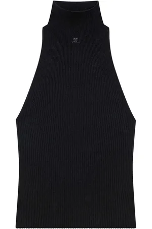 Courrèges Top met col