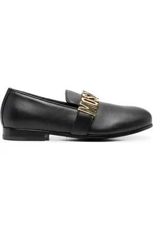 Moschino Loafers met logoplakkaat