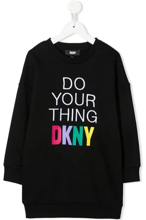 DKNY Sweaterjurk met tekst