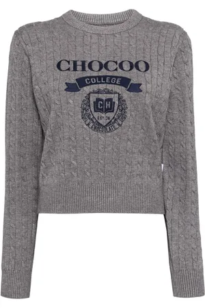 Chocoolate Trui met geborduurd logo
