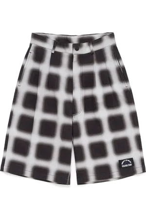 MARCELO BURLON Geruite shorts