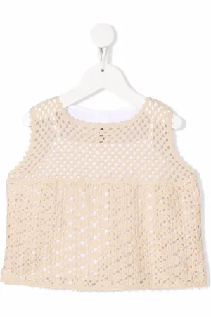 Il gufo Mouwloze blouse