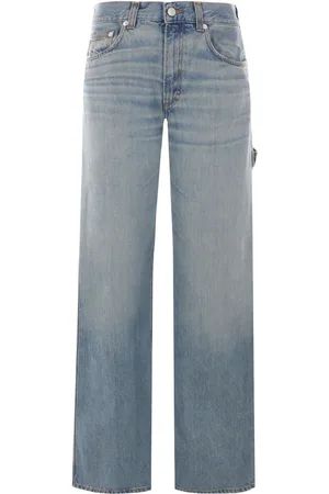 haikure Jeans met logopatch