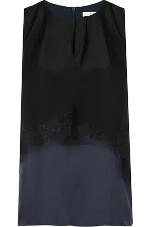 tibi Gelaagde mouwloze blouse