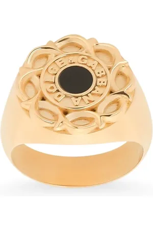 Dolce & Gabbana Geëmailleerde ring met DG