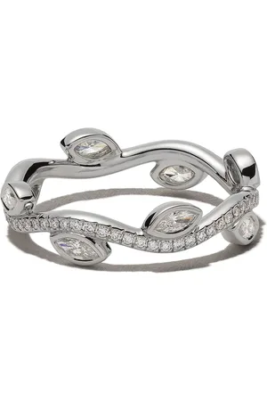 De Beers 18 kt witgouden Adonis Rose diamantband