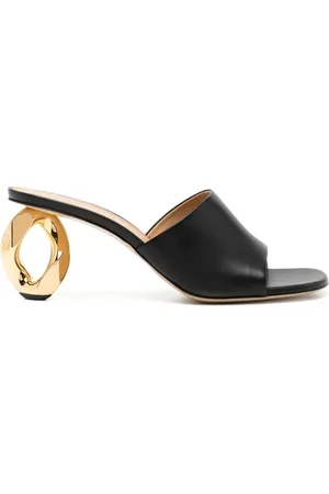 J.W.Anderson Chain Heel leren muiltjes