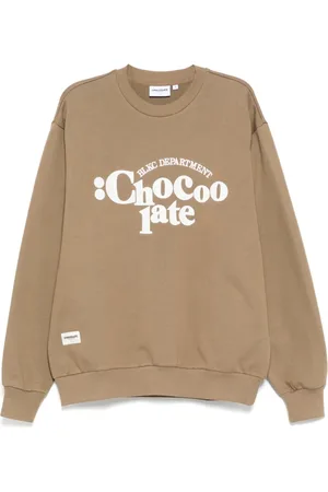 Chocoolate Sweater met geborduurd logo