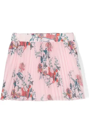 Roberto Cavalli Plooirok met bloemenprint
