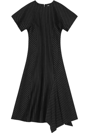 Ganni Gestreepte jersey jurk