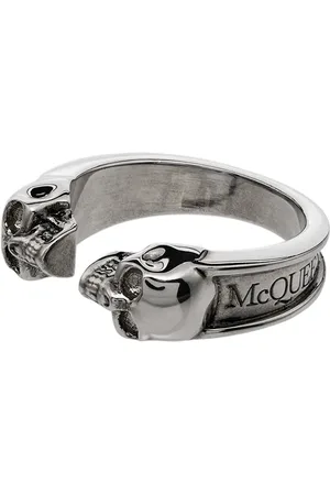 Alexander McQueen Twin Skull ring