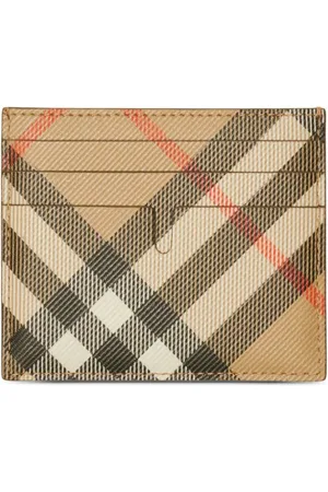 Burberry Vintage Check leren pasjeshouder