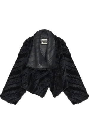 YVES SALOMON Cropped gedrapeerd jack