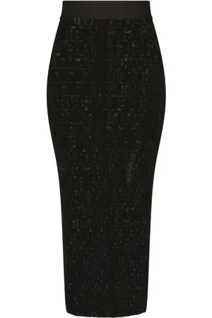 Dolce & Gabbana Tulen kokerrok met DG