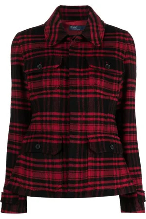 Ralph Lauren Geruite blouse