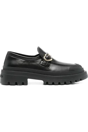 Moschino Loafers met decoratief gespdetail