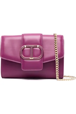 Twin-Set Amie crossbodytas met logoplakkaat