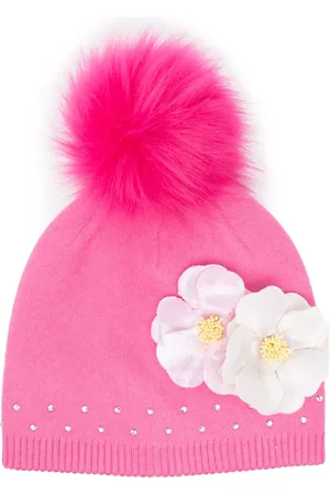 MONNALISA Muts met bloemenpatch