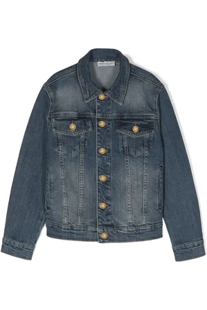 Golden Goose Spijkerjack met logopatch