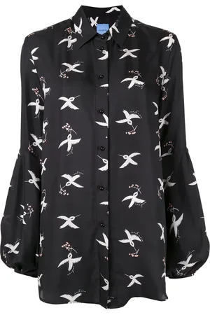 Macgraw Blouse met vogelprint
