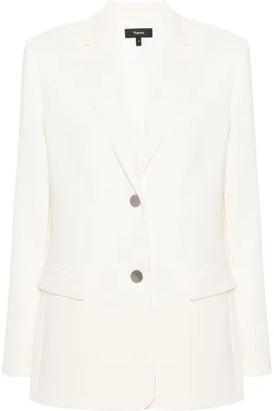 THEORY Blazer met enkele rij knopen