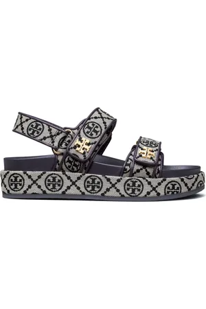 Tory Burch Kira Sport sandalen met monogram