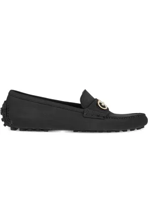 Salvatore Ferragamo Gancini suède loafers