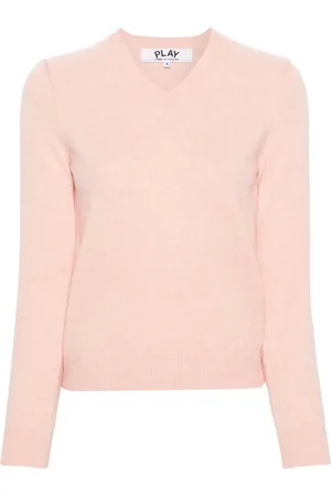 Comme des Garçons Heart logo wool jumper