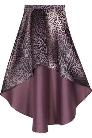 Cynthia Rowley Leopardess satijnen maxi