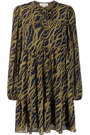 Michael Kors Jurk met schakelkettingprint