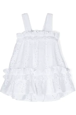 Lapin House Jurk met broderie anglaise