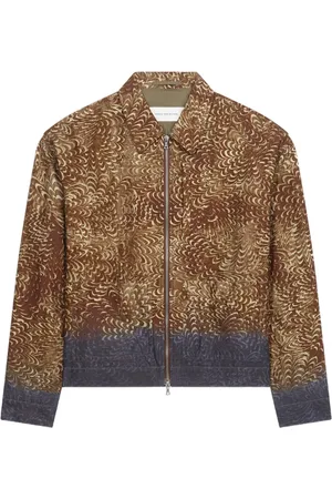 DRIES VAN NOTEN Bomberjack met grafische print