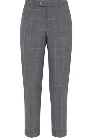 Brunello Cucinelli Geruite broek