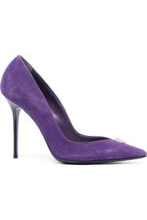 Philipp Plein Decollete pumps met suède hak