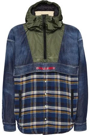 Dsquared2 Overhemd met geruite vlakken