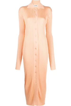 Jil Sander Ribgebreide midi