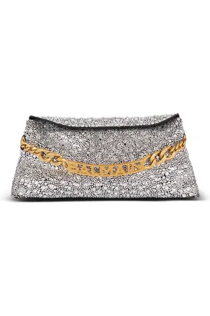 Balmain 1945 clutch verfraaid met stras