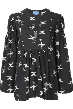 Macgraw Blouse met vogelprint