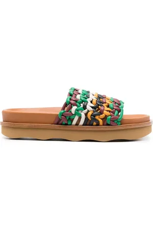 Chloé Slippers met geweven bandje