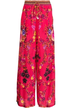 Camilla Broek met bloemenprint