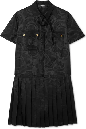VERSACE Barocco Lavalli�re geplooide mini